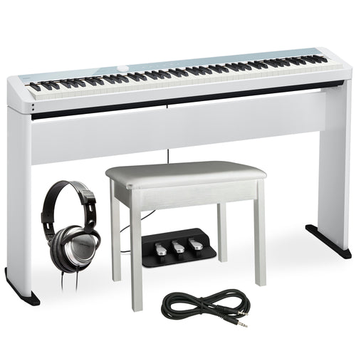 Casio Privia PX-S1100 Digital Piano - Calm Blue COMPLETE HOME BUNDLE