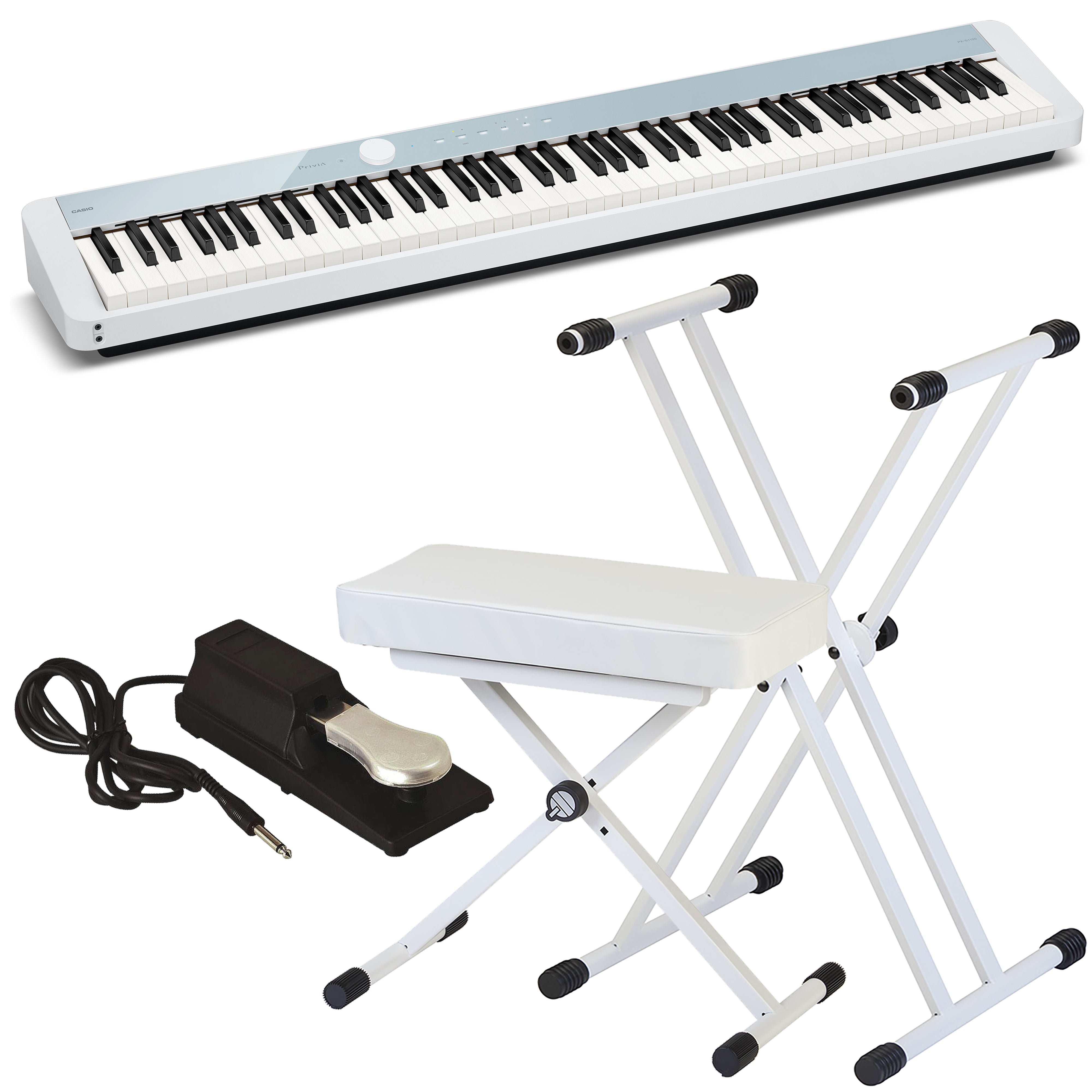 Casio Privia PX-S1100 Digital Piano - Calm Blue KEY ESSENTIALS BUNDLE
