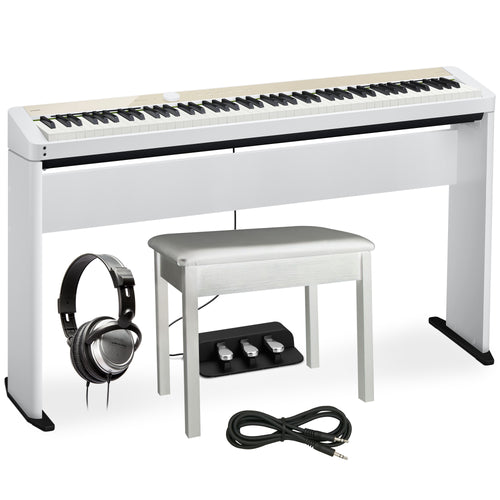 Casio Privia PX-S1100 Digital Piano - Mellow Beige COMPLETE HOME BUNDLE