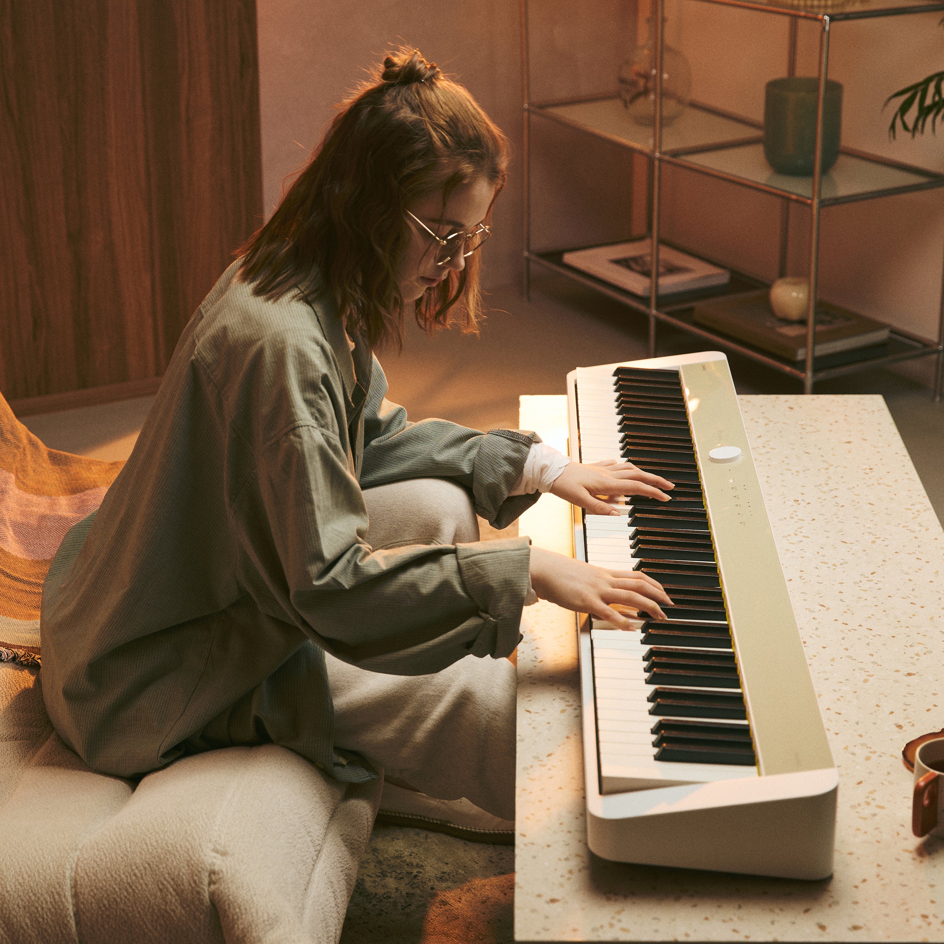 Casio Privia PX-S1100 Digital Piano - Mellow Beige, view 7