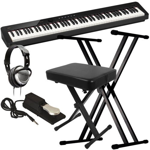 Casio PX-S5000 Digital Piano - Black KEY ESSENTIALS BUNDLE