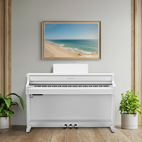 Yamaha Clavinova CLP-835 Digital Piano - Matte White - View 1