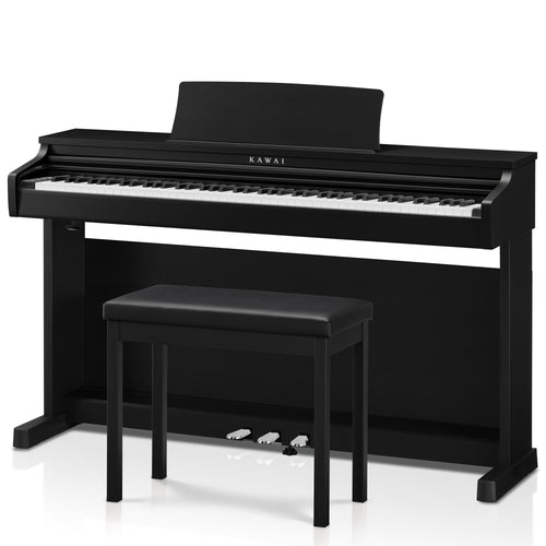 Kawai CX202 Digital Piano with Bench - Satin Black, View 1