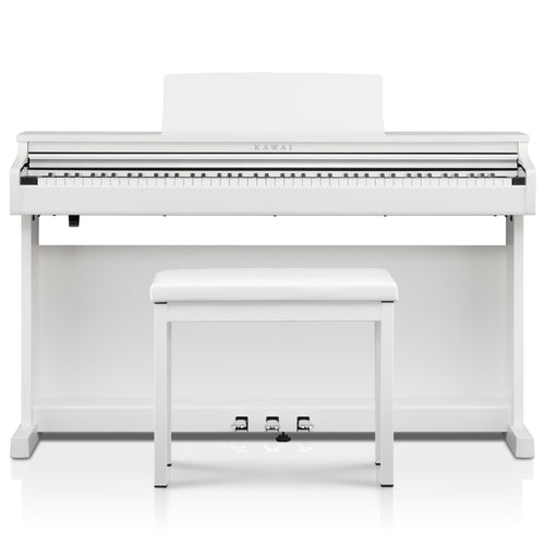 Kawai CX202 Digital Piano with Bench - Satin White, view 4