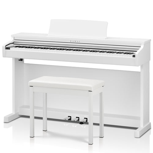 Kawai CX202 Digital Piano with Bench - Satin White, view 1