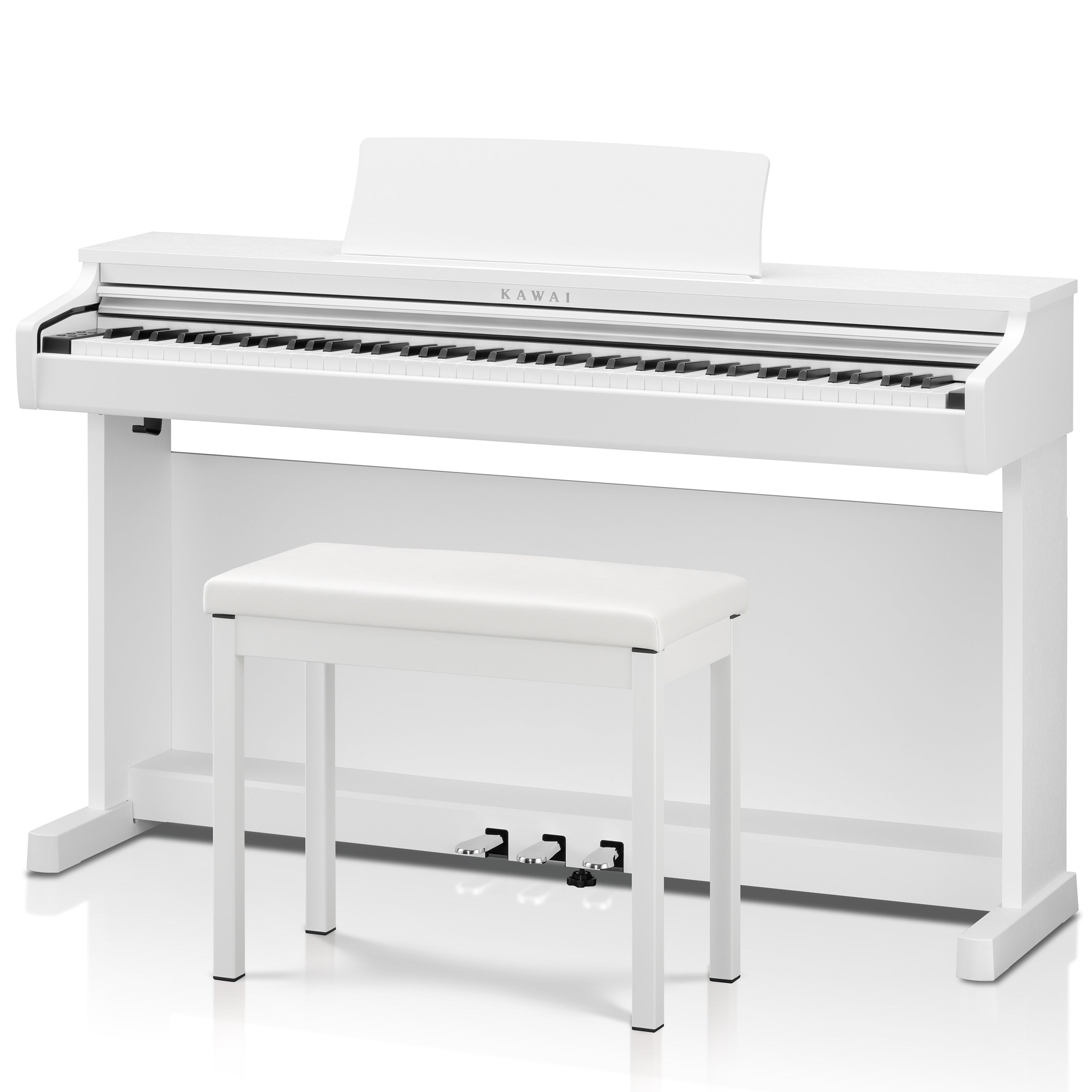 Kawai CX202 Digital Piano with Bench - Satin White, view 1