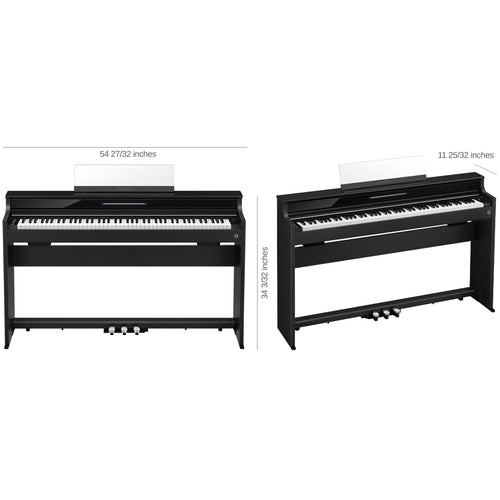 Casio Celviano AP-S450 Digital Piano - Dimensions