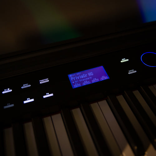 Casio PX-S7000 Digital Piano - Black - zoom of controls in a home studio