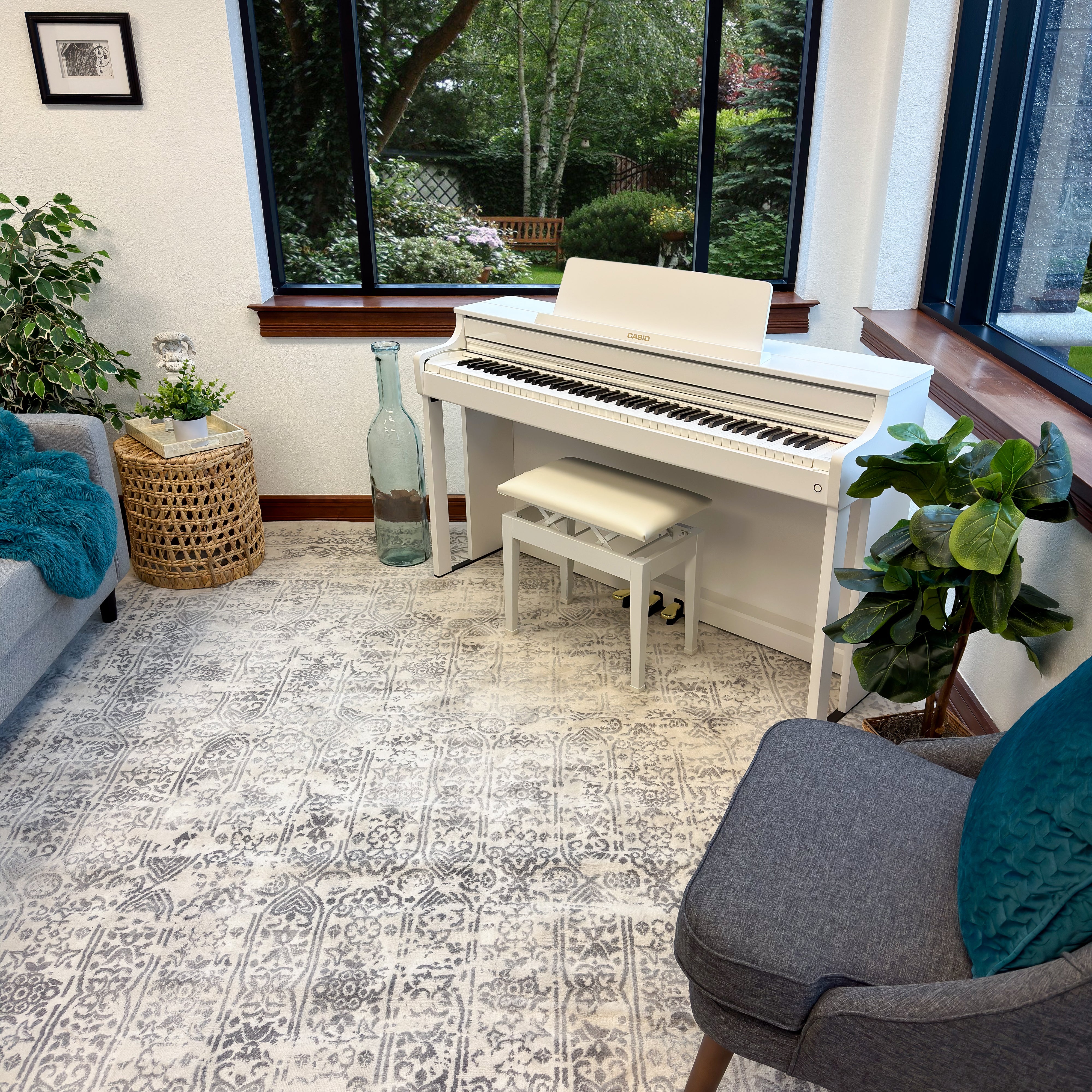 Casio Celviano AP-550 Digital Piano - White - view 6