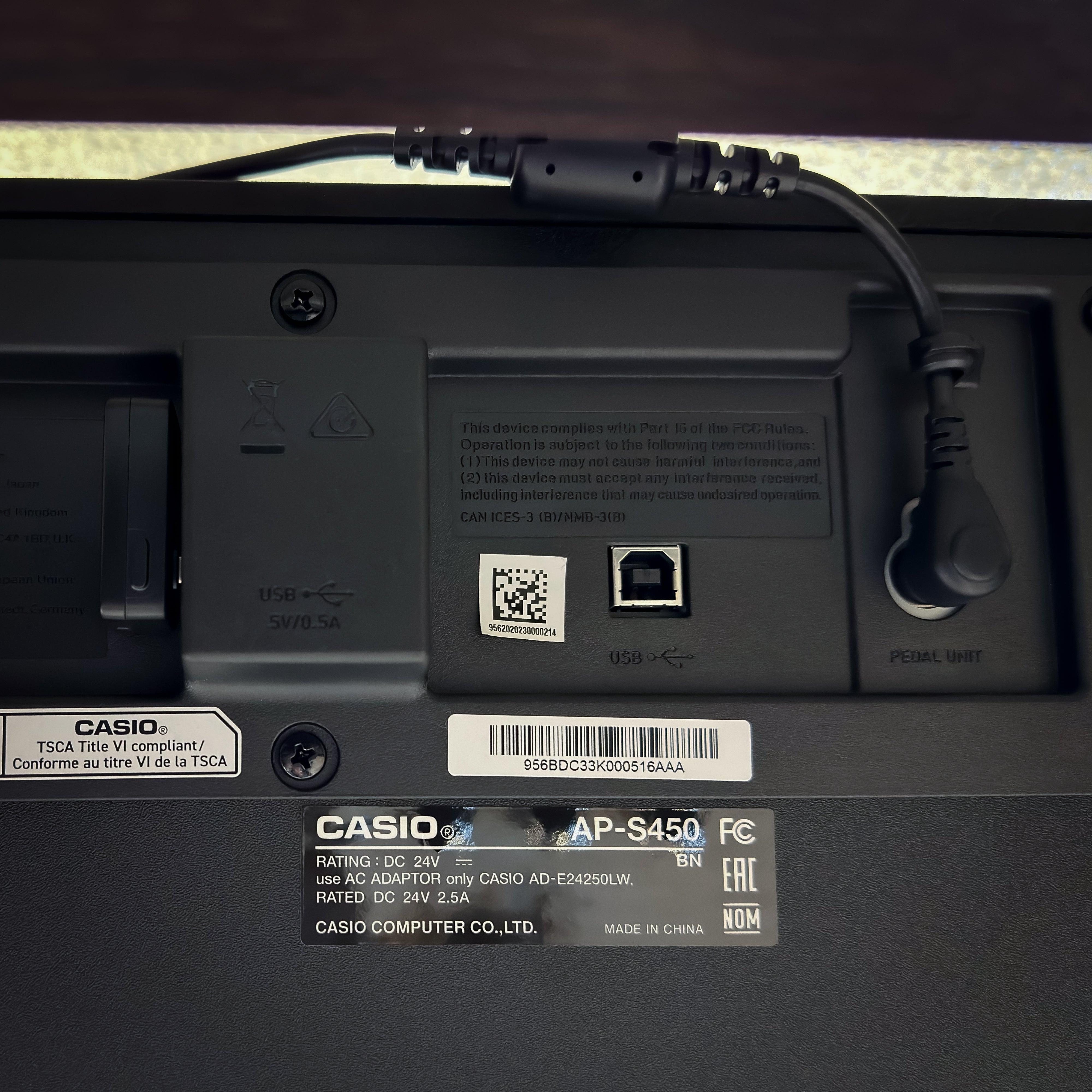 Casio Celviano AP-S450 Digital Piano - Brown - view 13