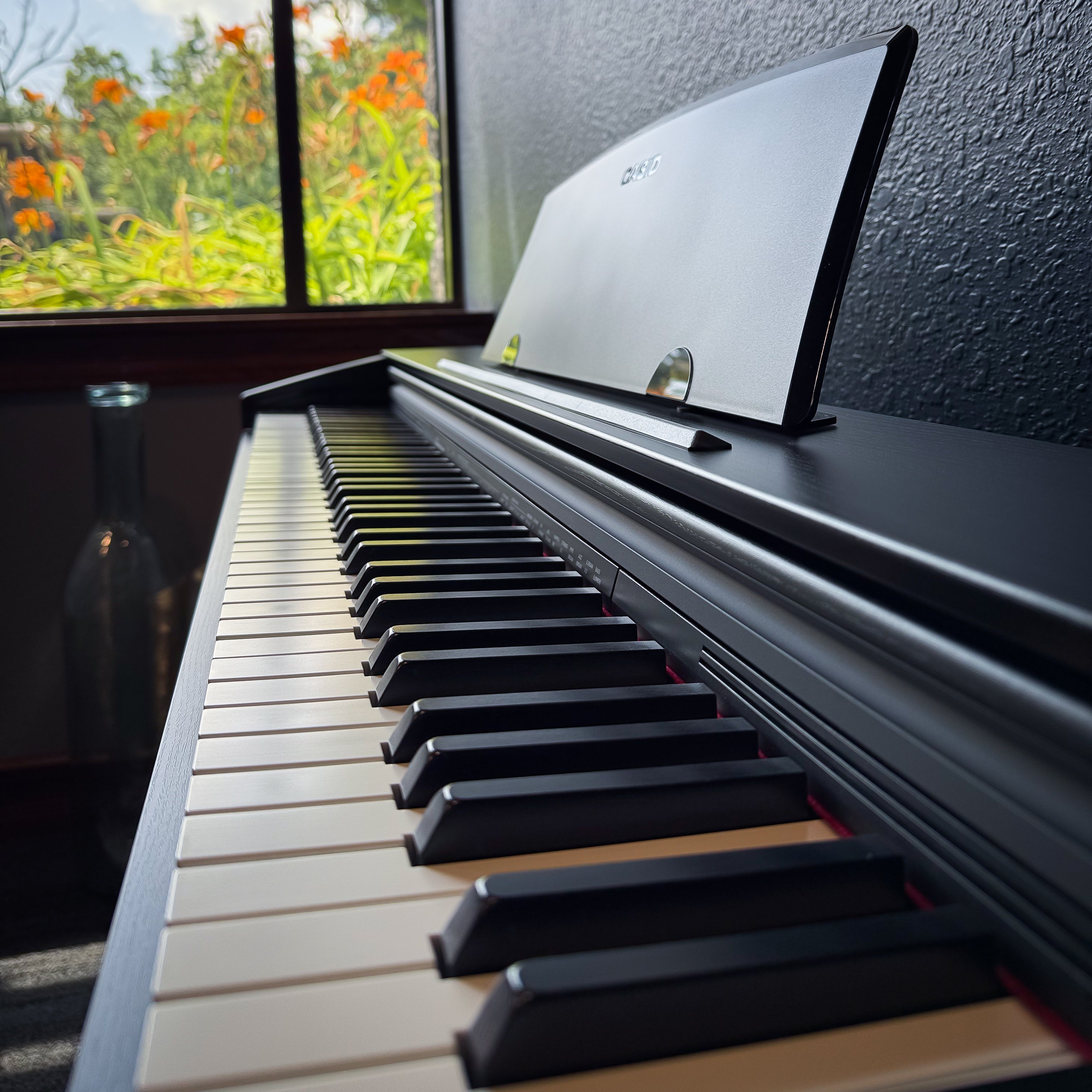 Casio Privia PX-765 Digital Piano - Black HOME ESSENTIALS BUNDLE