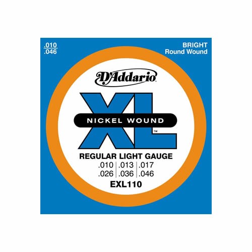 D Addario EXL110 Nickel Wound Electric Guitar Strings Regular