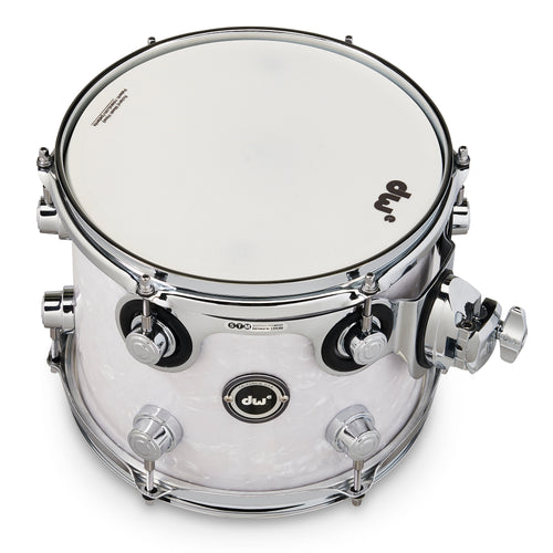 Drum Workshop DWe Rack Tom 8x10" - White Marine Pearl, View 2