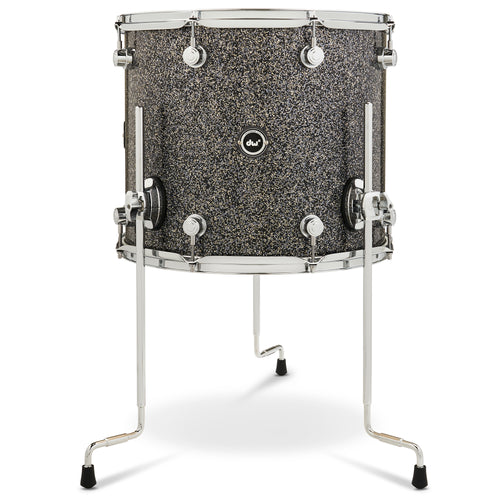 Drum Workshop DWe Floor Tom 14x16" - Black Galaxy, View 1