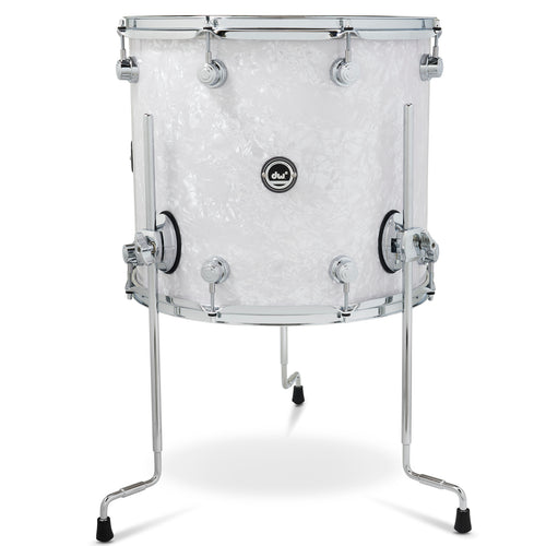Drum Workshop DWe Floor Tom 14x16" - White Marine Pearl, View 1