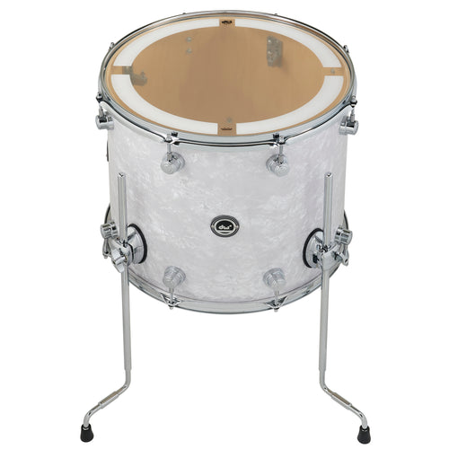 Drum Workshop DWe Floor Tom 14x16" - White Marine Pearl, View 3