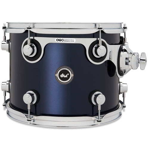 Drum Workshop DWe Rack Tom 9x12" - Midnight Blue Metallic, View 1