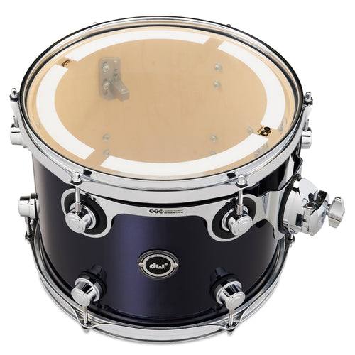 Drum Workshop DWe Rack Tom 9x12" - Midnight Blue Metallic, View 3