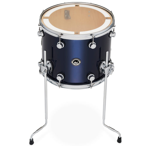 Drum Workshop DWe Floor Tom 12x14" - Midnight Blue Metallic, View 3