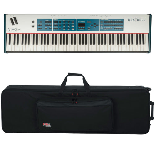 Collage image of the Dexibell VIVO S8 Stage Piano CARRY BAG KIT