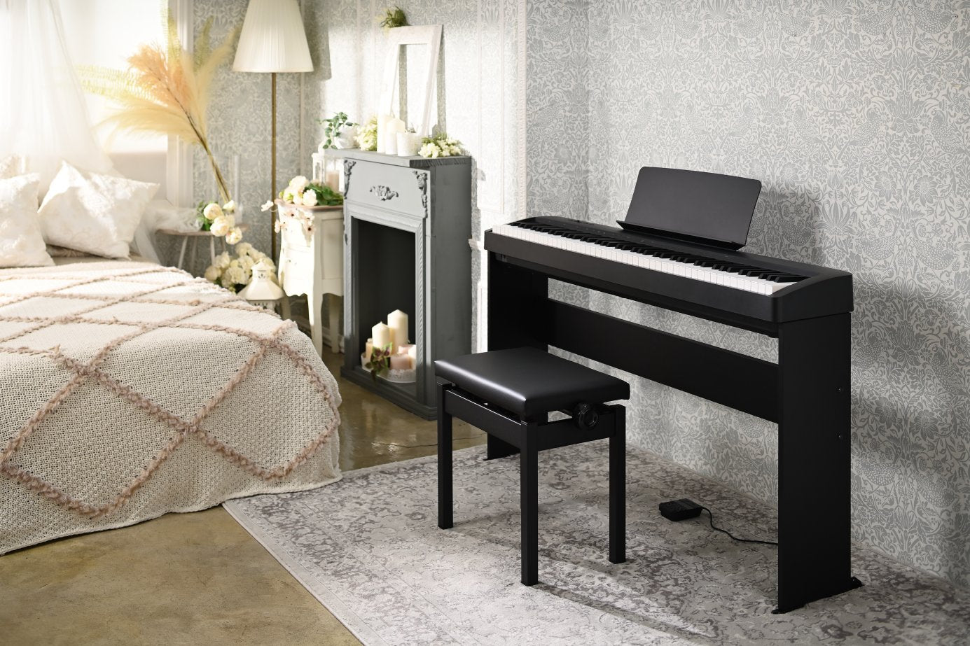 Kawai ES60 Digital Piano - Black, View 12
