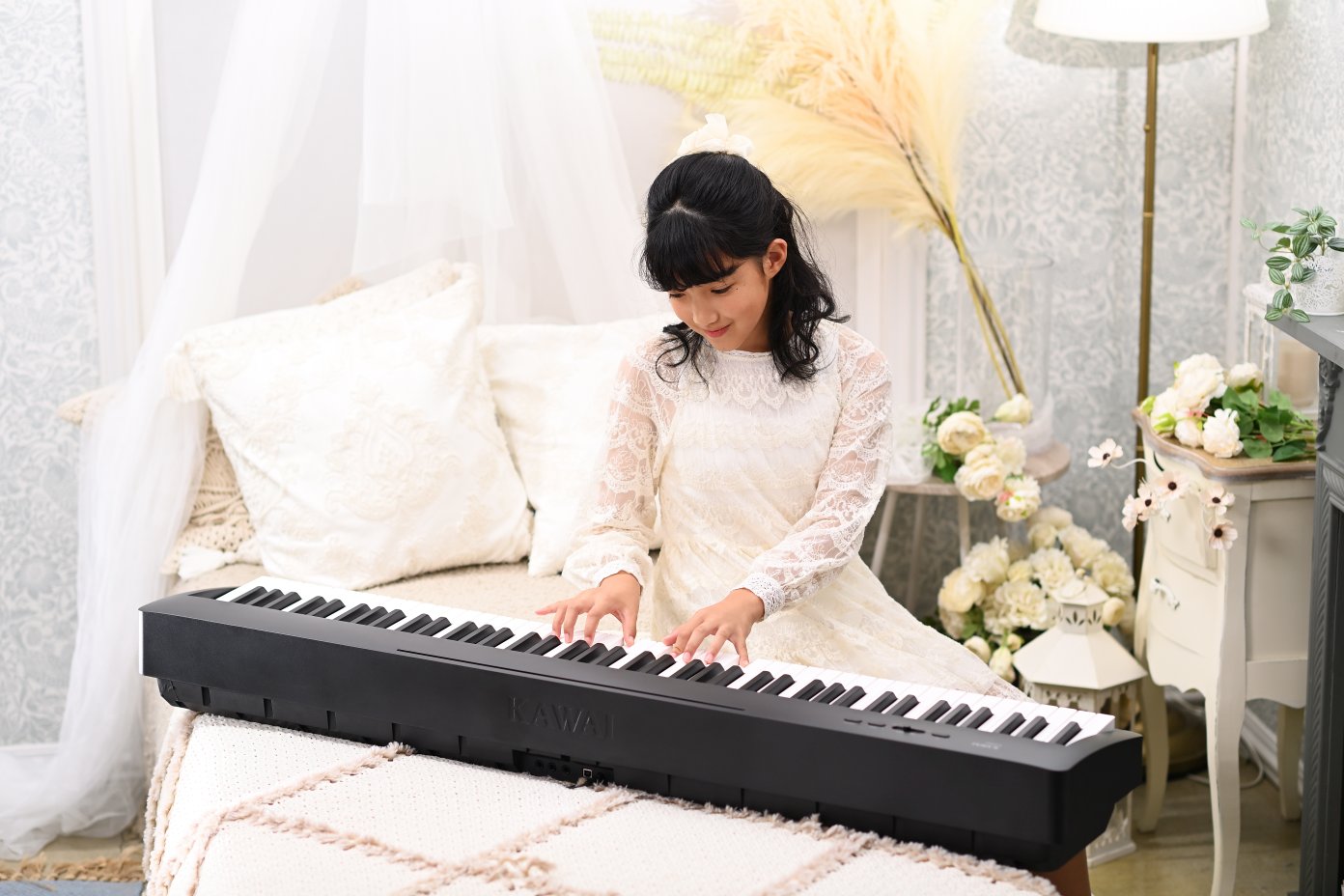 Kawai ES60 Digital Piano - Black, View 9