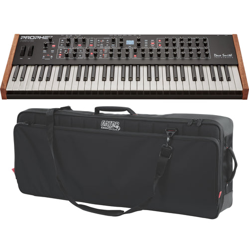 Dave Smith Instruments Prophet Rev2 8-Voice Analog Synthesizer  and case