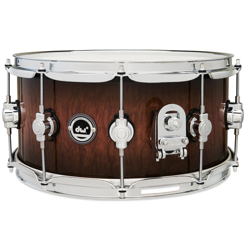 Drum Workshop DWe Snare 6.5x14" - Curly Maple Burst, View 2