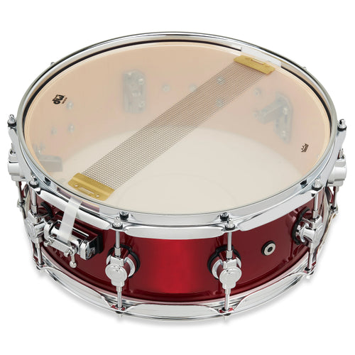 Drum Workshop DWe Snare 5x14" - Black Cherry Metallic, View 3