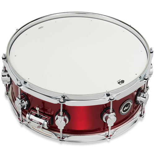 Drum Workshop DWe Snare 5x14" - Black Cherry Metallic, View 4