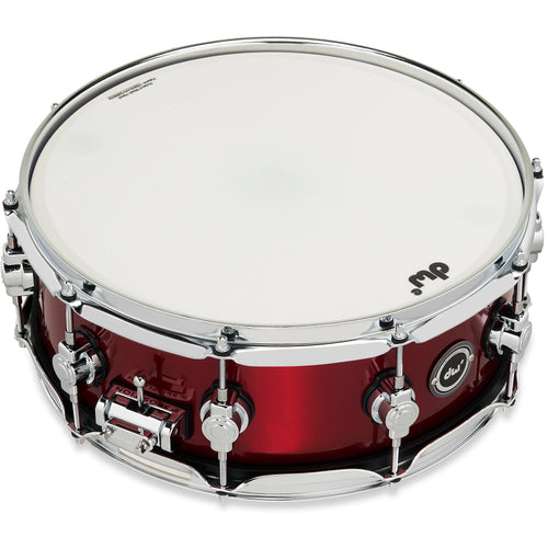 Drum Workshop DWe Snare 5x14" - Black Cherry Metallic, View 5