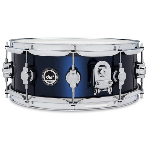 Drum Workshop DWe Snare 5x14" - Midnight Blue Metallic, View 8