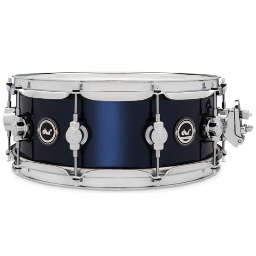 Drum Workshop DWe Snare 5x14" - Midnight Blue Metallic, View 1