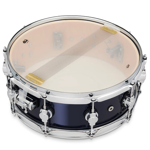 Drum Workshop DWe Snare 5x14" - Midnight Blue Metallic, View 3