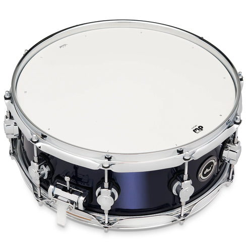 Drum Workshop DWe Snare 5x14" - Midnight Blue Metallic, View 4