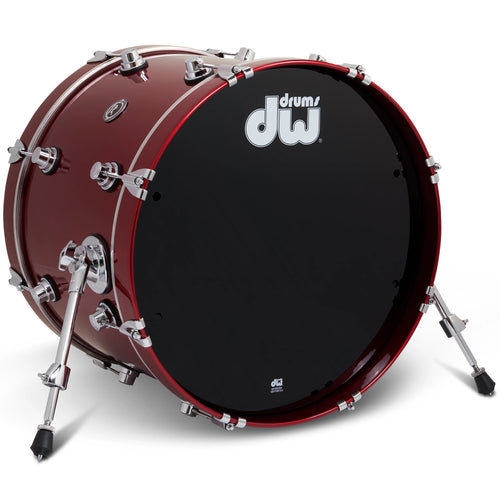 Drum Workshop DWe Bass Drum 14x20" - Black Cherry Metallic, View 1