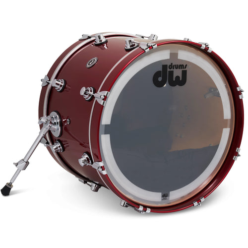 Drum Workshop DWe Bass Drum 14x20" - Black Cherry Metallic, View 3
