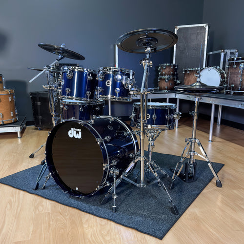 Drum Workshop DEKTLC05TBMBMCP DWe 5-Piece, Midnight Blue Metallic COMPLETE DRUM KIT - View 4