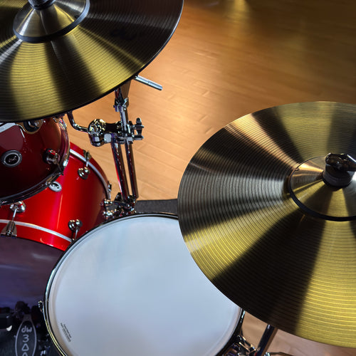 Drum Workshop DEKTLC04TABCMCP DWe 4-Piece, Black Cherry Metallic COMPLETE DRUM KIT - View 4