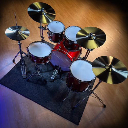 Drum Workshop DEKTLC05TBBCMCP DWe 5-Piece, Black Cherry Metallic COMPLETE DRUM KIT - View 13