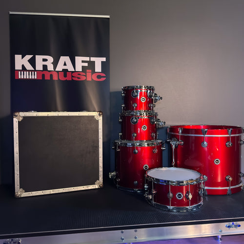 Drum Workshop DEKTLC05TBBCM DWe 5pc Shell Pack, Black Cherry Metallic - View 2