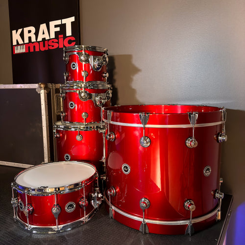 Drum Workshop DEKTLC05TBBCMCP DWe 5-Piece, Black Cherry Metallic COMPLETE DRUM KIT - View 14