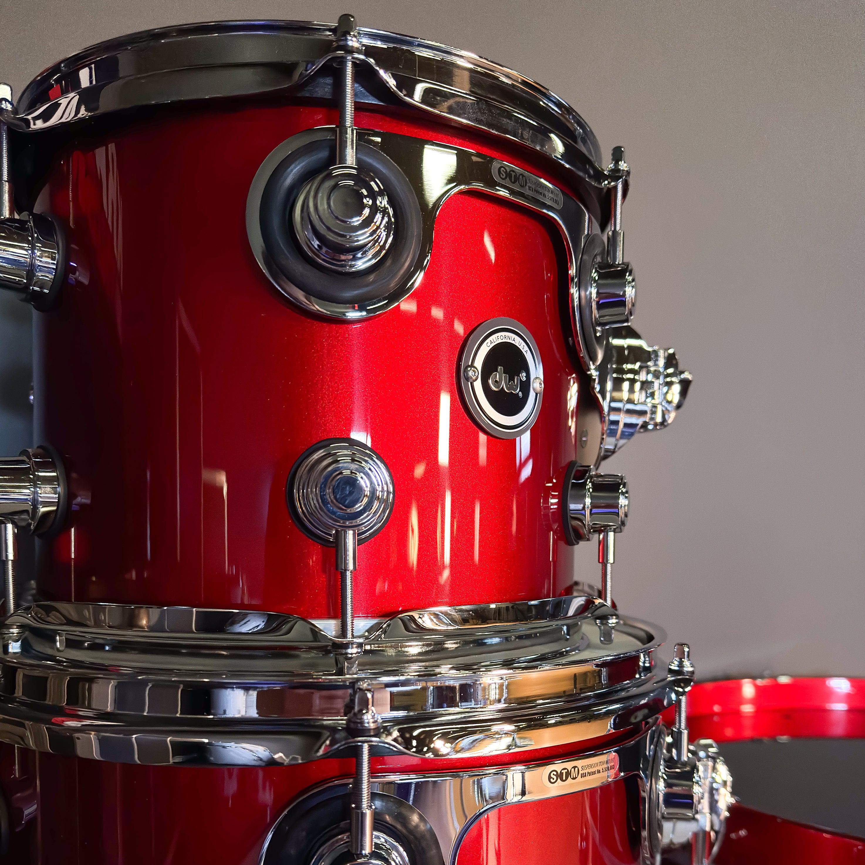 Drum Workshop DEKTLC04TABCM DWe 4pc Shell Pack, Black Cherry