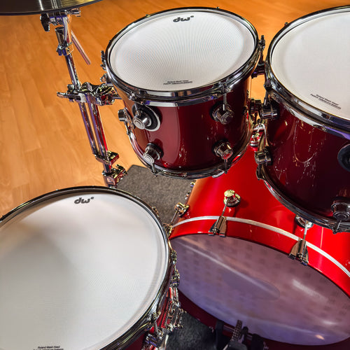 Drum Workshop DEKTLC05TBBCMCP DWe 5-Piece, Black Cherry Metallic COMPLETE DRUM KIT - View 8