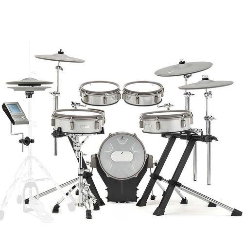 EFNOTE 3B Electronic Drum Set - White Sparkle, View 2