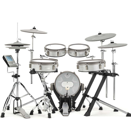 EFNOTE 3B Electronic Drum Set - White Sparkle, View 2