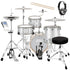 EFNOTE 5 Electronic Drum Set - White Sparkle DRUM ESSENTIALS BUNDLE