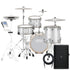 EFNOTE 5 Electronic Drum Set - White Sparkle MONITOR PAK