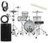 EFNOTE MINI Electronic Drum Set - White Sparkle COMPLETE DRUM BUNDLE