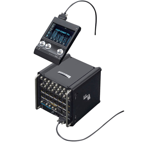 EFNOTE PRO 700 Standard Electronic Drum Kit - module and control unit on a white background